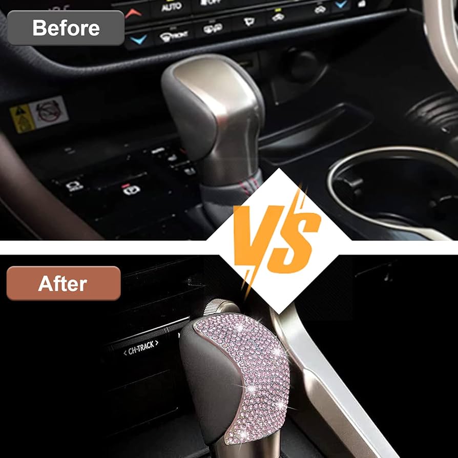Amazon.com: Zhizhong Bling Shift Gear Lever Accessories Fit